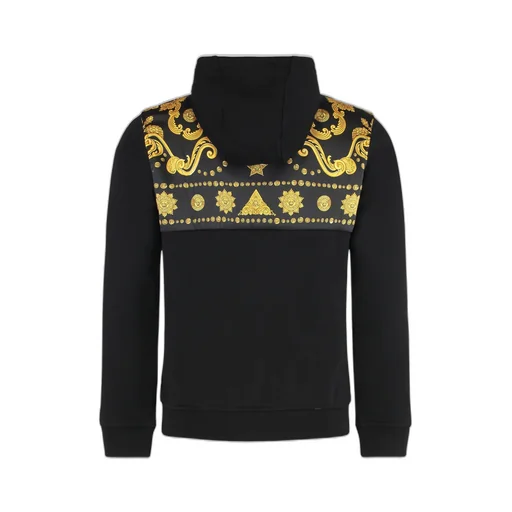 Printed Zip Hoodie