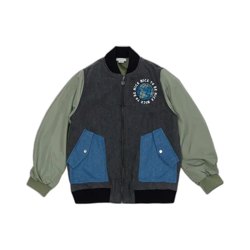 Long-Sleeved Zip-Up Jacket