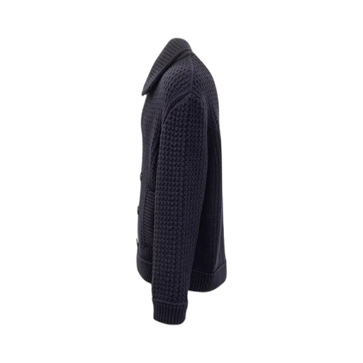 Lanvin Double-Breasted Chunky Knitted Cardigan