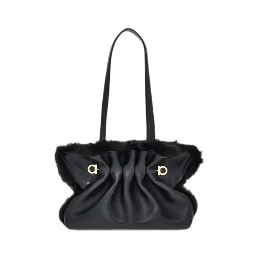 Ferragamo Gathered Detail Small Handbag