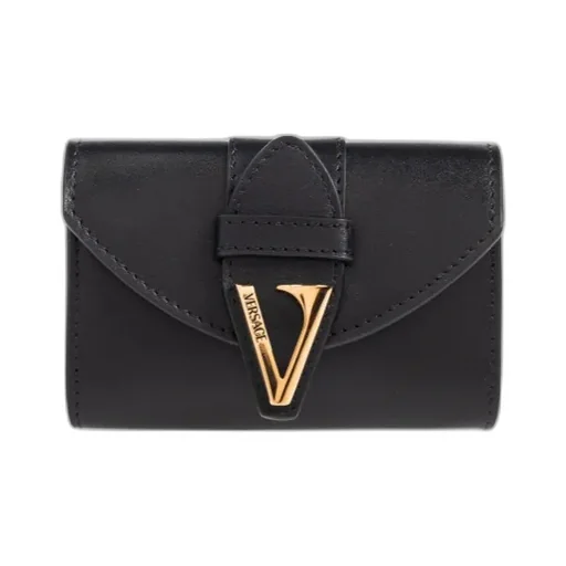 Versace V-Plaque Card Holder