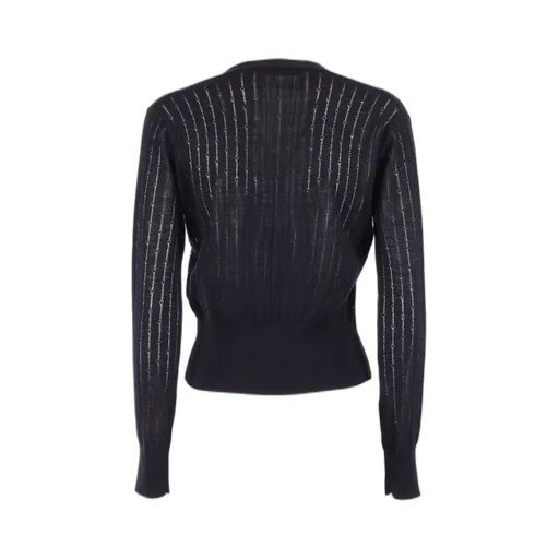 Max Mara Studio Sequin Embellished Knit Cardigan