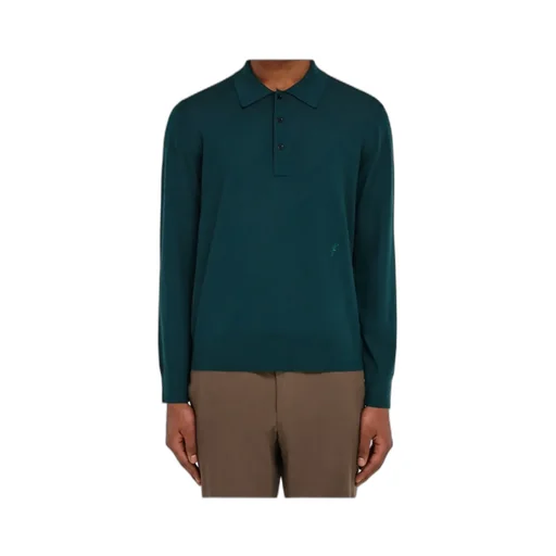 Ferragamo Long-Sleeved Polo Shirt