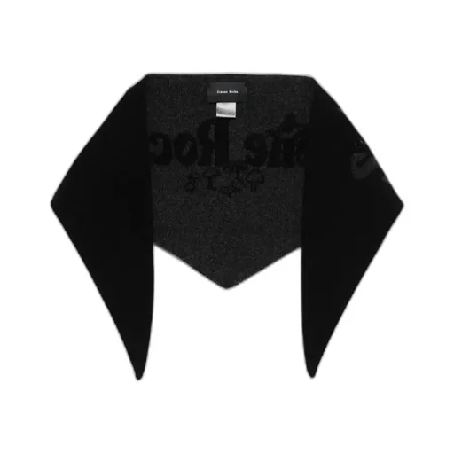 Embroidered Logo Knitted Scarf