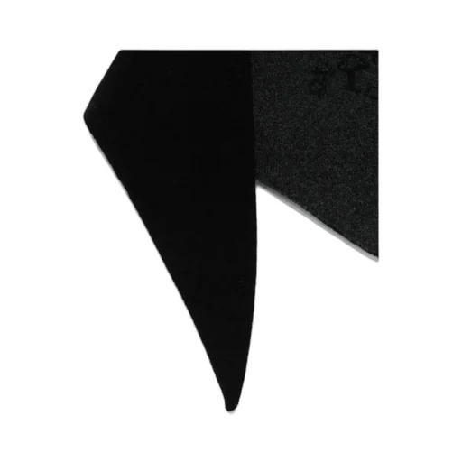 Embroidered Logo Knitted Scarf