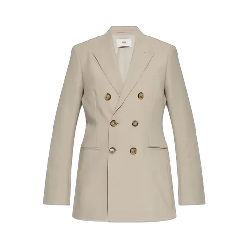 Ami Paris Double-Breasted Tailored Blazer