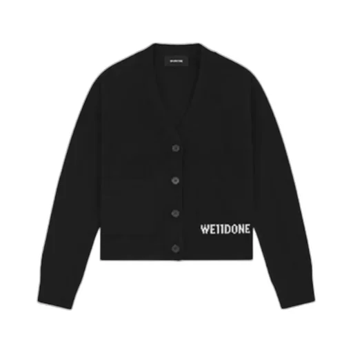 Long-Sleeved Knitted Cardigan