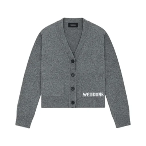 Long-Sleeved Knitted Cardigan
