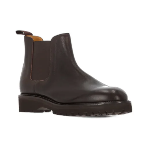 Round-Toe Chelsea Boots