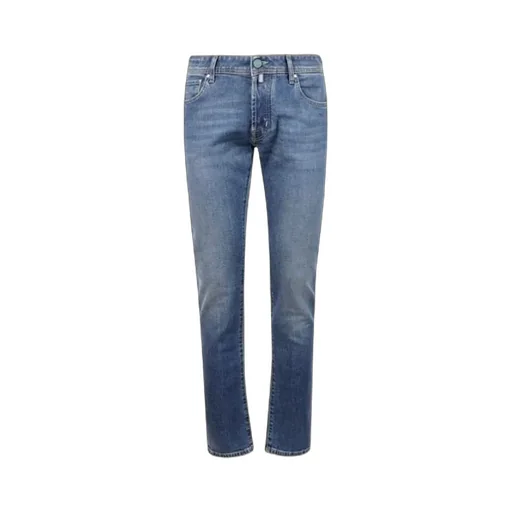 Jacob Cohen Logo Patch Straight-Leg Jeans