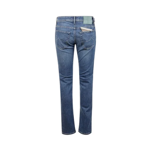 Jacob Cohen Logo Patch Straight-Leg Jeans