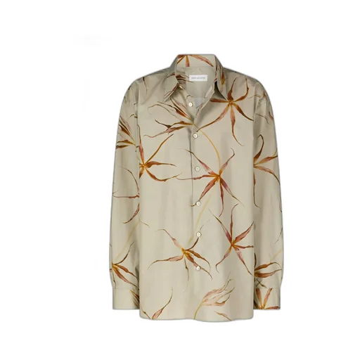 Floral-Print Cotton Shirt