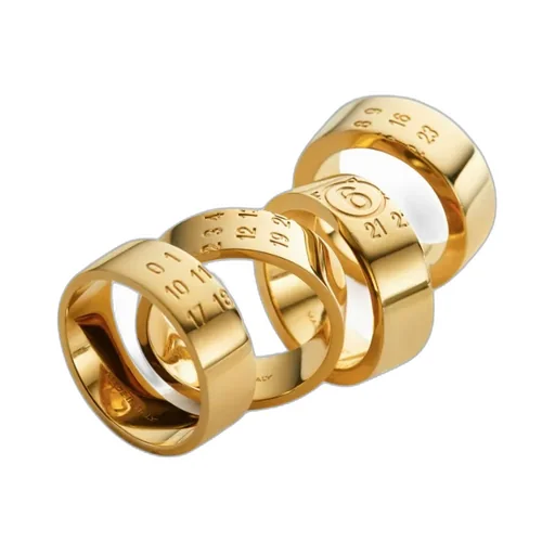 Mm6 Maison Margiela Stacked Numeric Rings