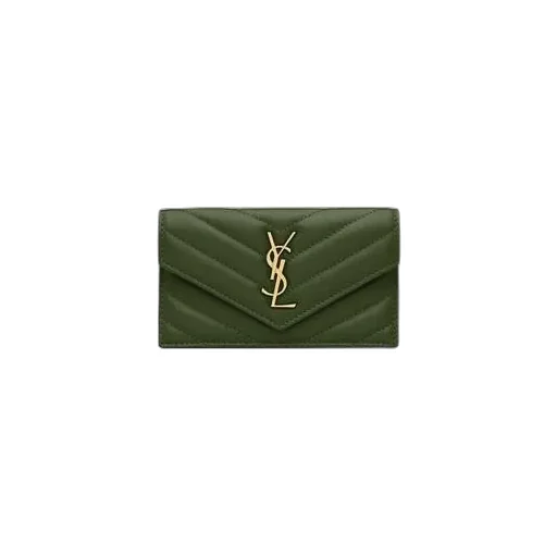 Saint Laurent Cassandre Matelass Card Case