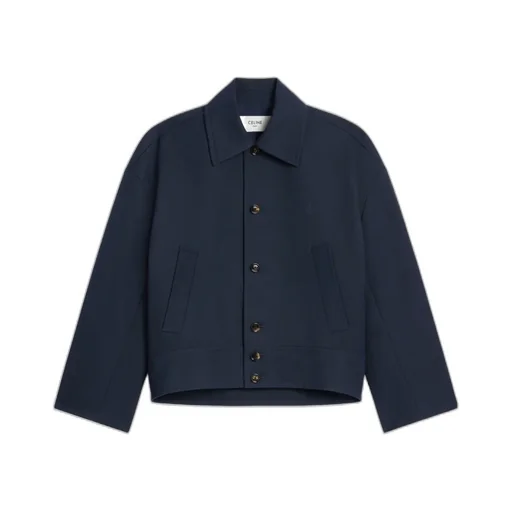 Jacket In Cotton Wool Gabardine