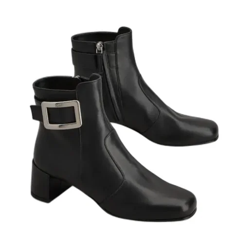 45Mm TrÈS Vivier Polly Buckle Ankle-Boots