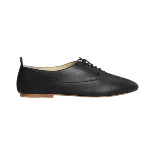 Celine Lise Perforated Triomphe Richelieu In Lambskin