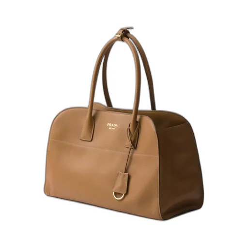Prada Logo Detailed Open Top Large Tote Bag