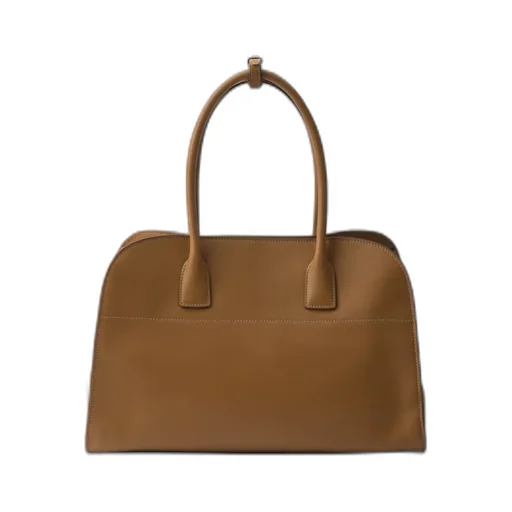 Prada Logo Detailed Open Top Large Tote Bag