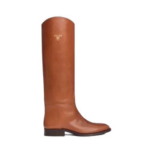 Celine Anais Riding Boot In Calfskin