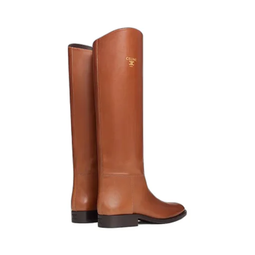 Celine Anais Riding Boot In Calfskin
