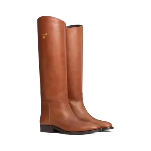 Celine Anais Riding Boot In Calfskin