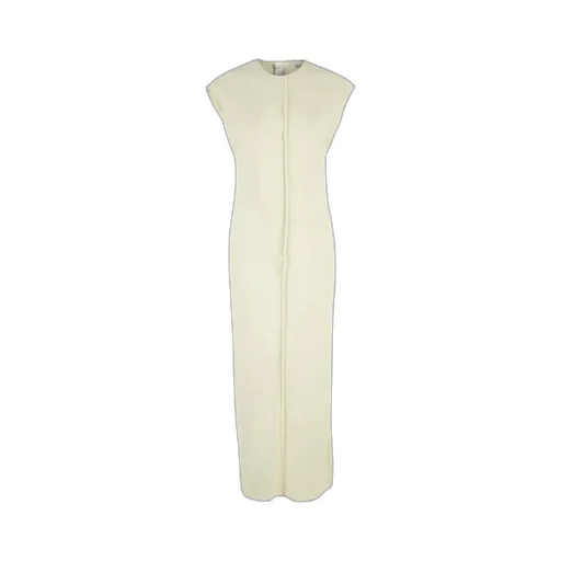 Raw-Edge Midi Dress