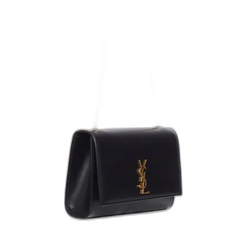 Saint Laurent Kate Logo Plaque Shoulder Bag
