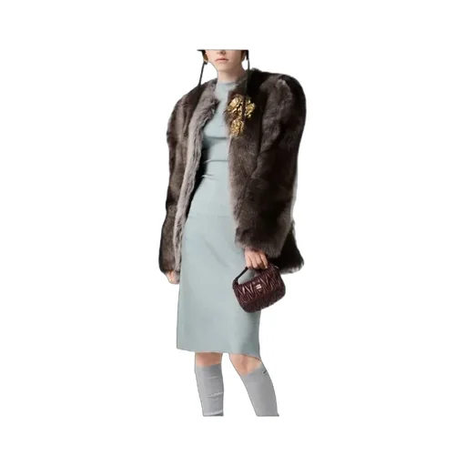 Miu Miu Short-Sleeved Ribbed Jumper