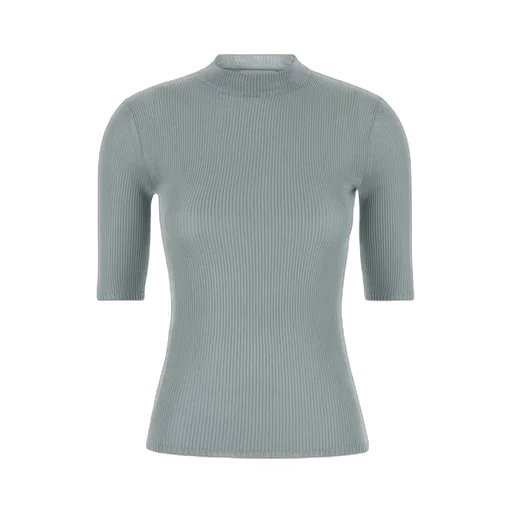 Miu Miu Short-Sleeved Ribbed Jumper