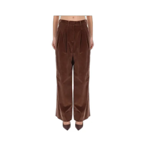 Pt Torino Pleated Wide-Leg Pants