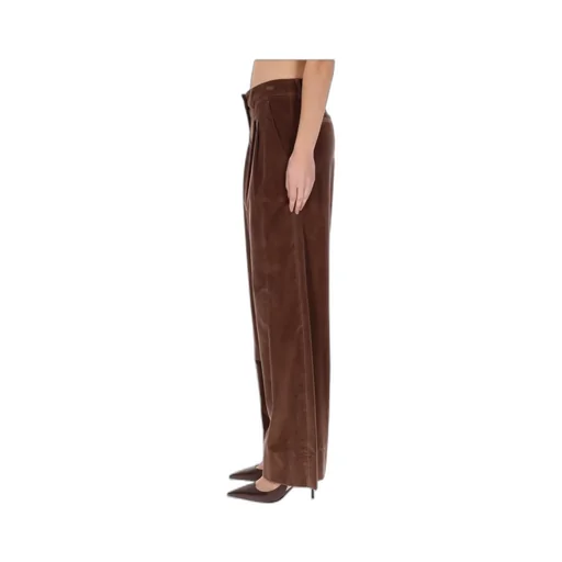 Pt Torino Pleated Wide-Leg Pants