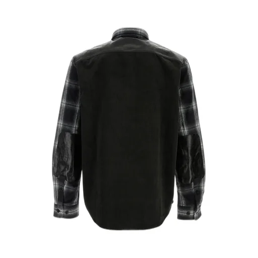 Junya Watanabe Man Checked Curved Hem Shirt