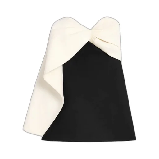 Mini Dress In Wool And Silk Cady