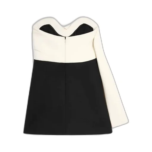 Mini Dress In Wool And Silk Cady