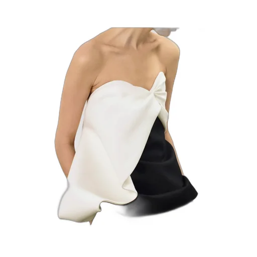 Mini Dress In Wool And Silk Cady
