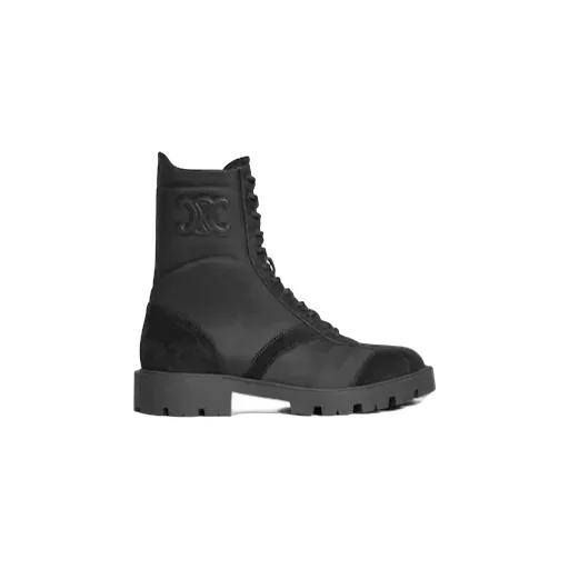 Margaret Boot In Nylon And Suede Calfskin
