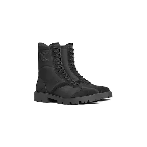 Margaret Boot In Nylon And Suede Calfskin