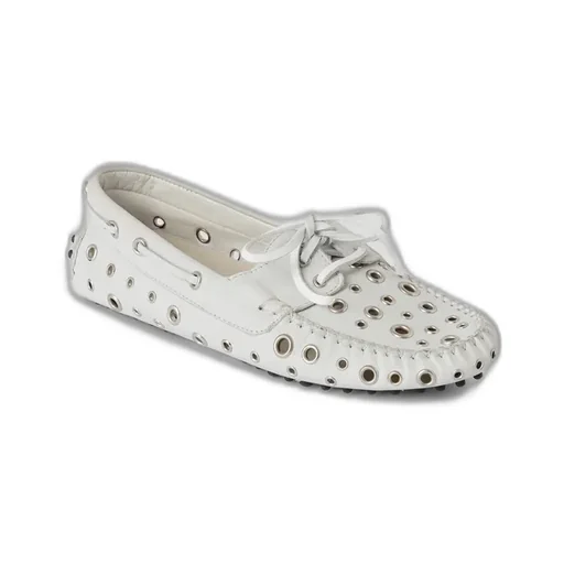 Gimaguas Eyelet Car Flat Shoes