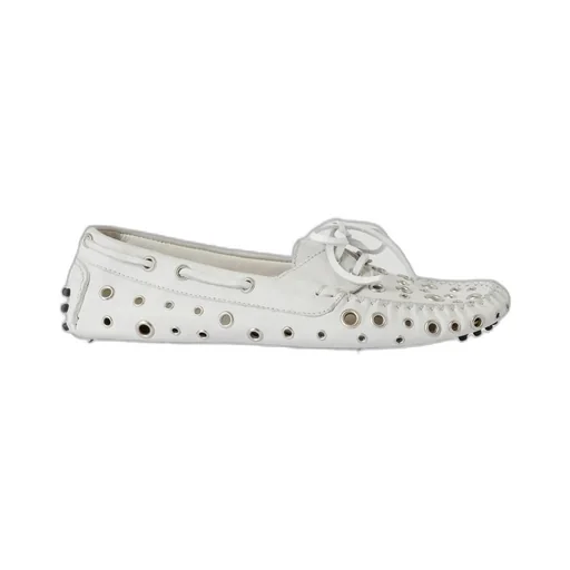 Gimaguas Eyelet Car Flat Shoes