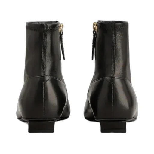 Belle Vivier Booties In Leather