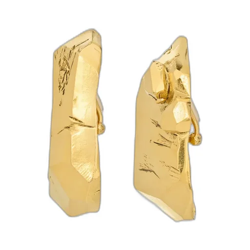 Organic Earrings In Metal