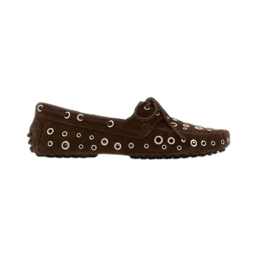 Gimaguas Eyelet Car Flat Shoes