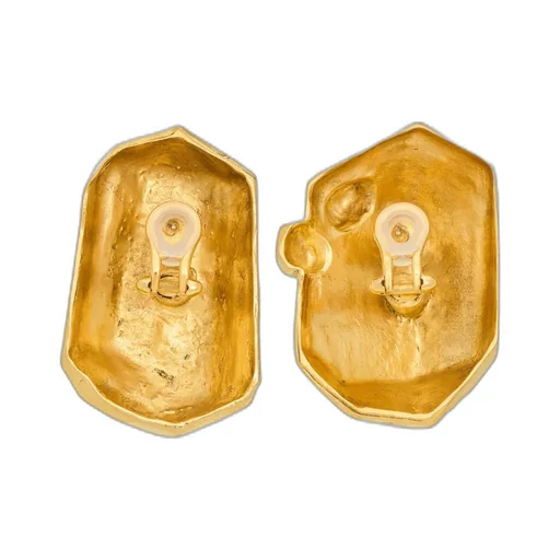 Organic Earrings In Metal