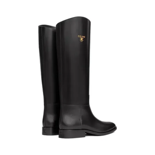 Celine Anais Riding Boot In Calfskin