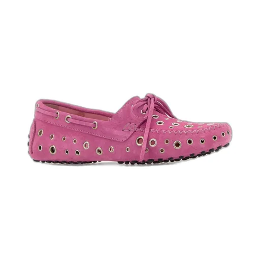 Gimaguas Eyelet Car Flat Shoes