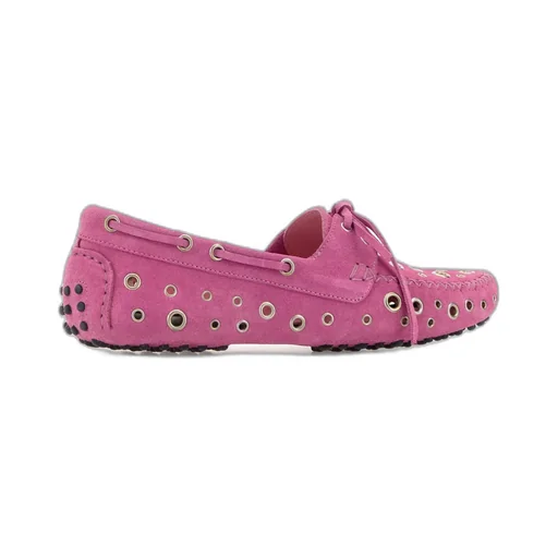 Gimaguas Eyelet Car Flat Shoes