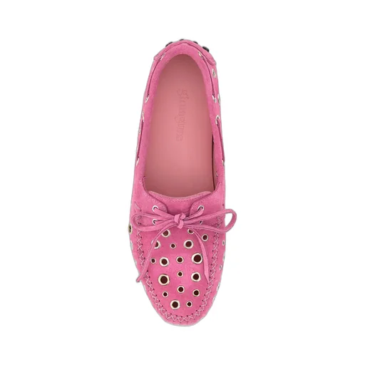 Gimaguas Eyelet Car Flat Shoes