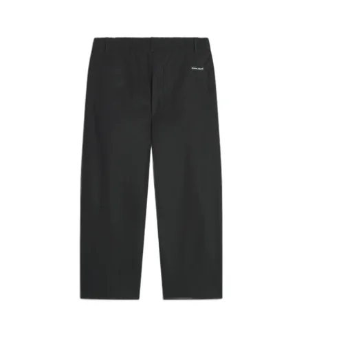 Pleated-Cotton Trousers