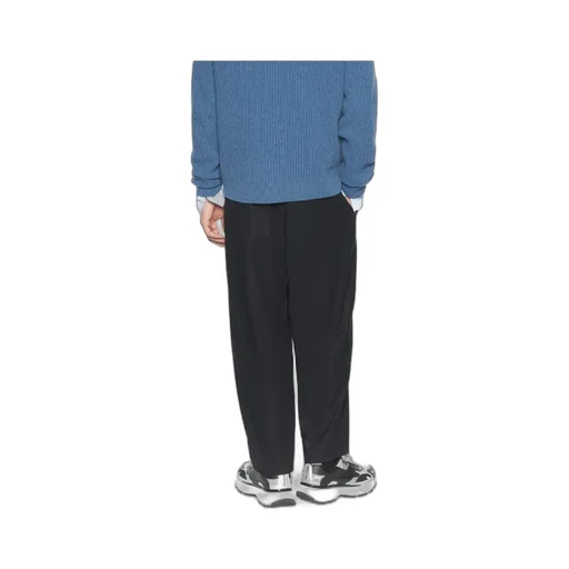 Pleated-Cotton Trousers